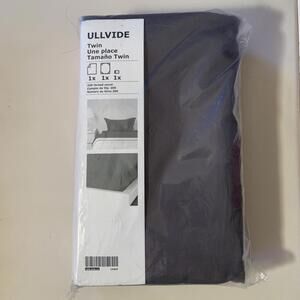 IKEA Ullvide Gray Sheet Set Twin Cotton